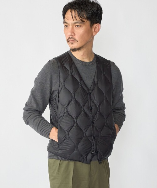 SHIPS(シップス)の「【SHIPS別注】TAION: 〈手洗い可能〉ダウン ジレ(ベスト・メンズ・コバルトブルー/ベージュ/オリーブ/ブラック・MEDIUM/SMALL/X-LARGE/LARGE)」の6枚目の写真