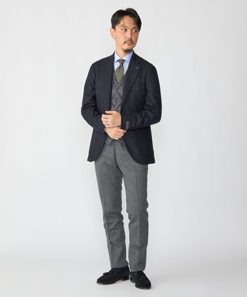 SHIPS(シップス)の「【SHIPS別注】TAION: 〈手洗い可能〉ダウン ジレ(ベスト・メンズ・コバルトブルー/ベージュ/オリーブ/ブラック・MEDIUM/SMALL/X-LARGE/LARGE)」の18枚目の写真
