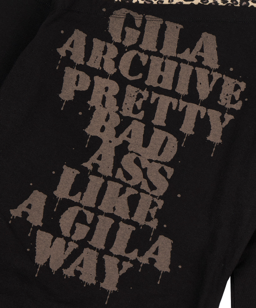 GILAARCHIVE(ギラアーカイブ)の「レオパードレイヤード P.B.A ロングスリーブ ブラック(Tシャツ/カットソー・レディース・その他・FREE)」の7枚目の写真