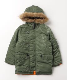 Alpha Industries（アルファインダストリーズ）の「Alpha Industries/アルファインダストリーズ/YOUTH N-3B/ユースサイズ エヌスリービー ジャケット（ミリタリージャケット）」