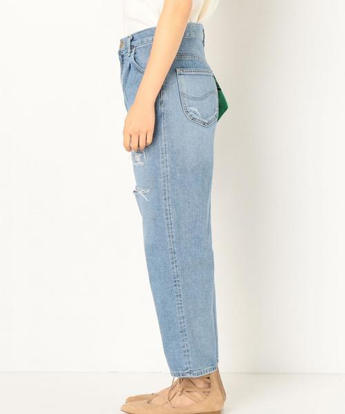 Lee(リー)の「Leeタックワイドパンツ(コバルトブルー)/Lee TUCK WIDE PT 75(デニムパンツ・レディース・コバルトブルー・MEDIUM/SMALL)」の14枚目の写真
