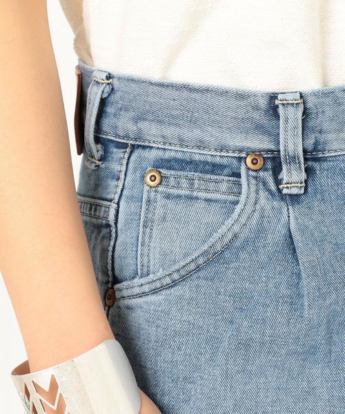 Lee(リー)の「Leeタックワイドパンツ(コバルトブルー)/Lee TUCK WIDE PT 75(デニムパンツ・レディース・コバルトブルー・MEDIUM/SMALL)」の12枚目の写真