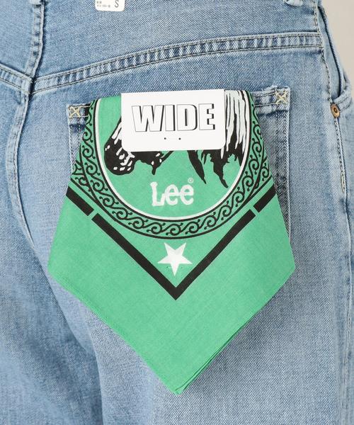 Lee(リー)の「Leeタックワイドパンツ(コバルトブルー)/Lee TUCK WIDE PT 75(デニムパンツ・レディース・コバルトブルー・MEDIUM/SMALL)」の13枚目の写真