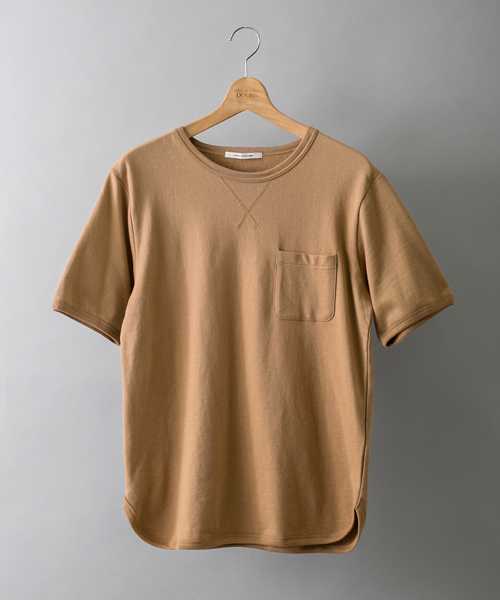 URBAN RESEARCH DOORS MENS（アーバンリサーチ ドアーズ メンズ）の「DOORS ミニ裏毛バインダーTee（Tシャツ/カットソー・メンズ・ホワイト/キャメル/カーキ/ブラック/グレー・38/40）」の5枚目の写真