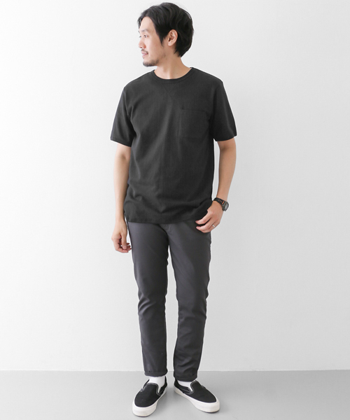 URBAN RESEARCH DOORS MENS（アーバンリサーチ ドアーズ メンズ）の「DOORS ミニ裏毛バインダーTee（Tシャツ/カットソー・メンズ・ホワイト/キャメル/カーキ/ブラック/グレー・38/40）」の7枚目の写真
