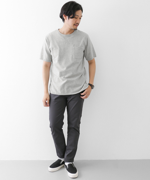 URBAN RESEARCH DOORS MENS（アーバンリサーチ ドアーズ メンズ）の「DOORS ミニ裏毛バインダーTee（Tシャツ/カットソー・メンズ・ホワイト/キャメル/カーキ/ブラック/グレー・38/40）」の8枚目の写真