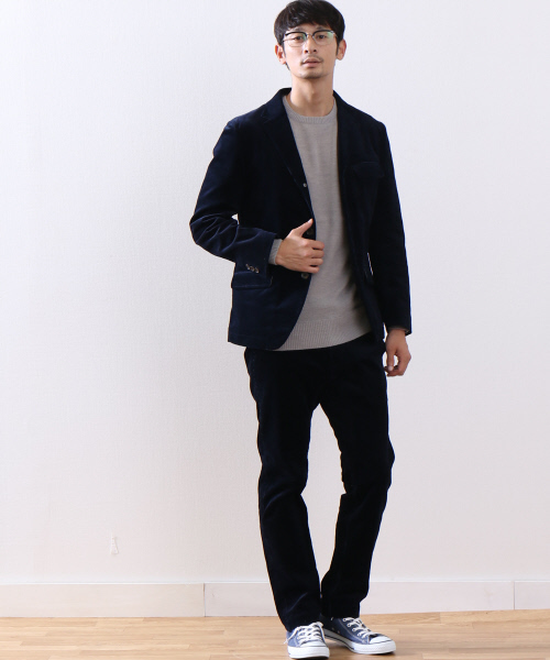 MYSELF ABAHOUSE（マイセルフアバハウス）の「ストレッチコールパンツ | マイセルフ（その他パンツ・メンズ・ネイビー/ベージュ/カーキ・LARGE/MEDIUM/SMALL）」の12枚目の写真