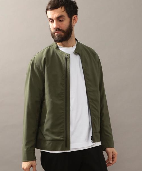 BEAUTY&YOUTH UNITED ARROWS（ビューティーアンドユースユナイテッドアローズ）の「BY T/W シングルライダース ◆（ブルゾン・メンズ・ブラック/ベージュ/オリーブ・LARGE/SMALL/X-LARGE/MEDIUM）」の11枚目の写真