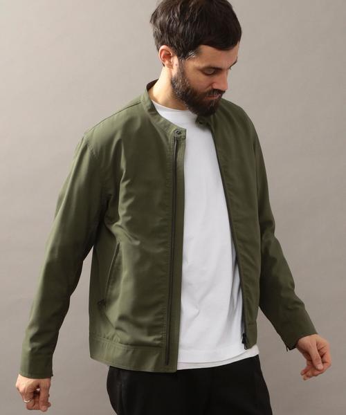 BEAUTY&YOUTH UNITED ARROWS（ビューティーアンドユースユナイテッドアローズ）の「BY T/W シングルライダース ◆（ブルゾン・メンズ・ブラック/ベージュ/オリーブ・LARGE/SMALL/X-LARGE/MEDIUM）」の12枚目の写真