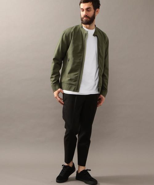 BEAUTY&YOUTH UNITED ARROWS（ビューティーアンドユースユナイテッドアローズ）の「BY T/W シングルライダース ◆（ブルゾン・メンズ・ブラック/ベージュ/オリーブ・LARGE/SMALL/X-LARGE/MEDIUM）」の13枚目の写真