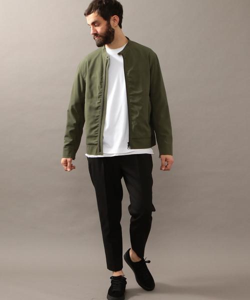 BEAUTY&YOUTH UNITED ARROWS（ビューティーアンドユースユナイテッドアローズ）の「BY T/W シングルライダース ◆（ブルゾン・メンズ・ブラック/ベージュ/オリーブ・LARGE/SMALL/X-LARGE/MEDIUM）」の14枚目の写真