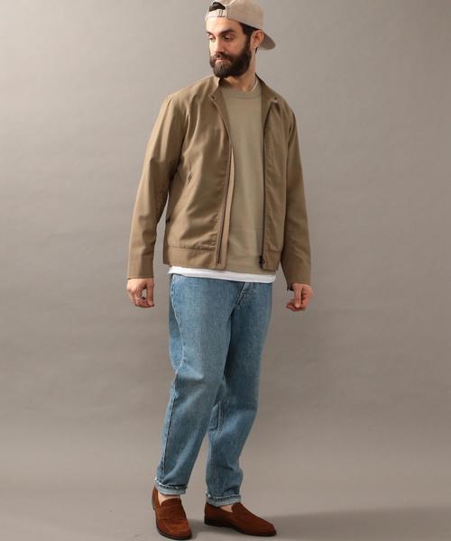 BEAUTY&YOUTH UNITED ARROWS（ビューティーアンドユースユナイテッドアローズ）の「BY T/W シングルライダース ◆（ブルゾン・メンズ・ブラック/ベージュ/オリーブ・LARGE/SMALL/X-LARGE/MEDIUM）」の7枚目の写真