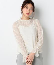 Another Edition | レースハイネックブラウス(シャツ/ブラウス)