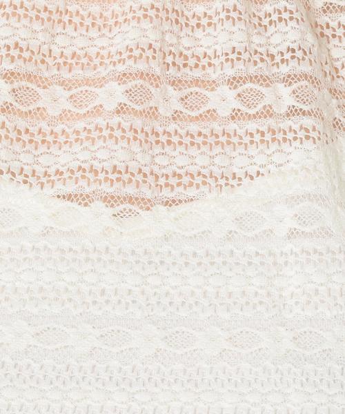 Another Edition（アナザーエディション）の「レースハイネックブラウス◆（シャツ/ブラウス・レディース・ホワイト・FREE）」の8枚目の写真