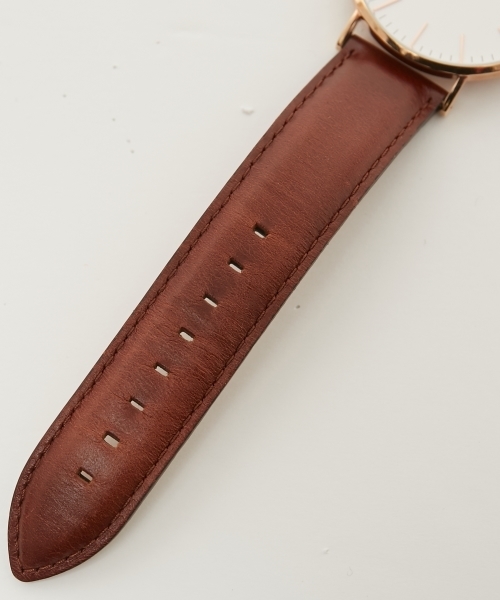 Daniel Wellington（ダニエルウェリントン）の「Daniel Wellington ダニエル・ウェリントン / Classuc St Andrews (St Mawes) 40MM クォーツ レザーバンド DW00100006(0106DW)（アナログ腕時計・メンズ・ブラウン・FREE）」の5枚目の写真