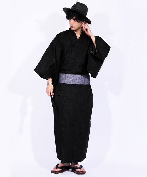 8(eight)(エイト)の「浴衣3点セット 帯 下駄 セット(浴衣・メンズ・A/C/D/E/B/F/H/J/L/K/G/I・LARGE/MEDIUM/X-LARGE)」の7枚目の写真