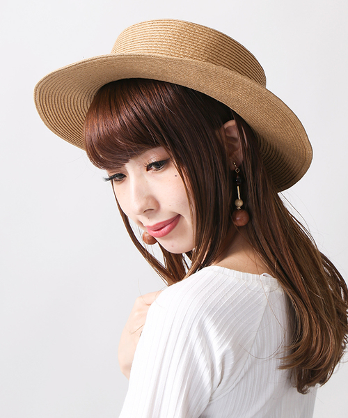 WEGO(ウィゴー)の「WEGO/ブレードカンカンハット(ハット・メンズ・ブラック/キャメル・FREE)」の1枚目の写真