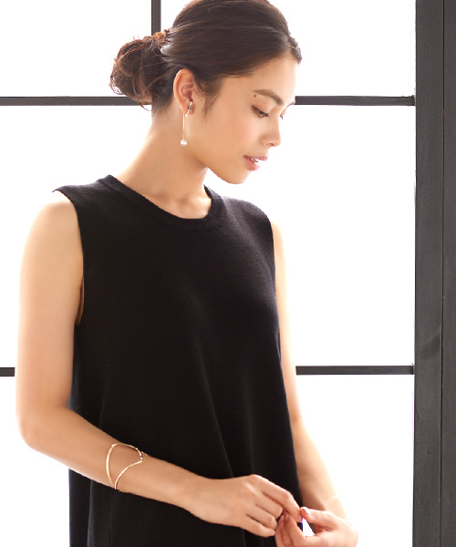 STYLE DELI(スタイルデリ)の「PEARL pierce 001(ピアス(両耳用)・レディース・アイボリー・FREE)」の6枚目の写真