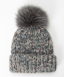 LBC | ファーポンポンニットワッチ(ニットキャップ/ビーニー)