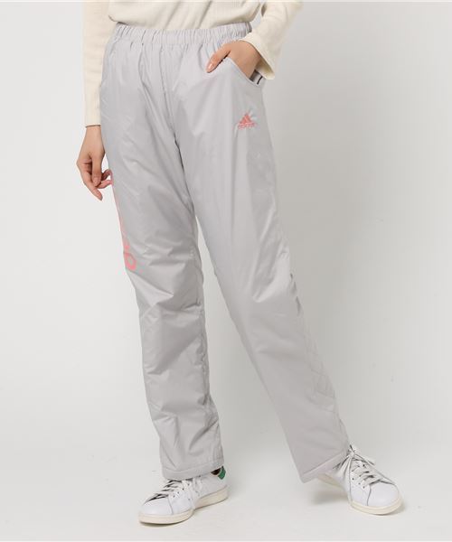 adidas（アディダス）の「中綿パンツ W Team 中綿入り ｳｲﾝﾄﾞ ﾊﾟﾝﾂ