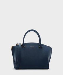 カーブジップハンドバッグ / CURVED ZIP HANDBAG
