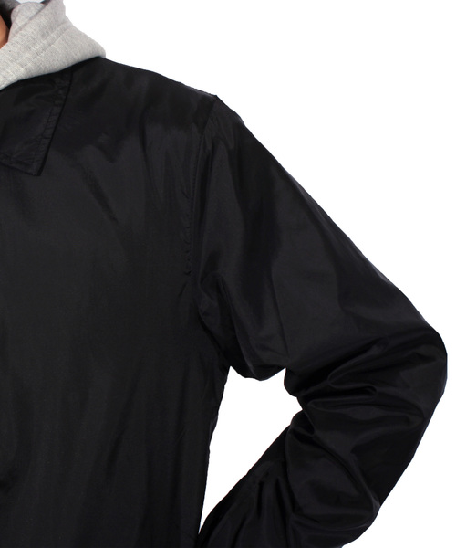 ８(eight)（エイト）の「ナイロン コーチジャケット（ナイロンジャケット・メンズ・ブラック/ネイビー/ワイン/カーキ・SMALL/MEDIUM/LARGE）」の20枚目の写真