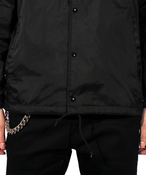 ８(eight)（エイト）の「ナイロン コーチジャケット（ナイロンジャケット・メンズ・ブラック/ネイビー/ワイン/カーキ・SMALL/MEDIUM/LARGE）」の16枚目の写真