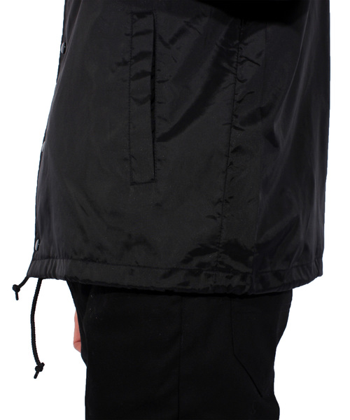 ８(eight)（エイト）の「ナイロン コーチジャケット（ナイロンジャケット・メンズ・ブラック/ネイビー/ワイン/カーキ・SMALL/MEDIUM/LARGE）」の12枚目の写真