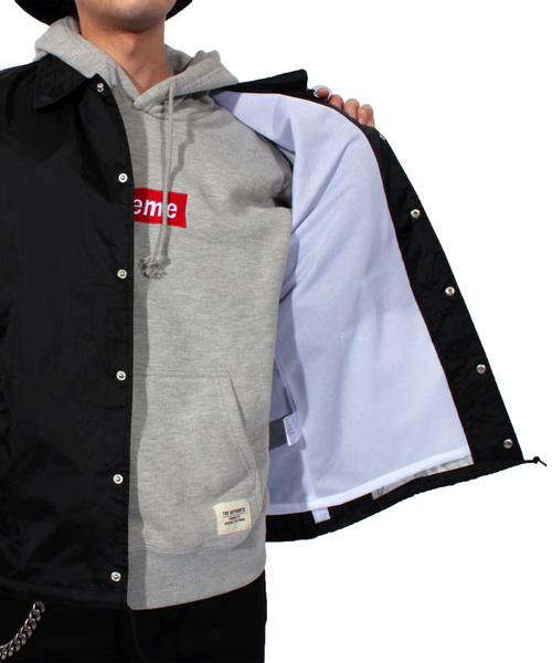 ８(eight)（エイト）の「ナイロン コーチジャケット（ナイロンジャケット・メンズ・ブラック/ネイビー/ワイン/カーキ・SMALL/MEDIUM/LARGE）」の21枚目の写真