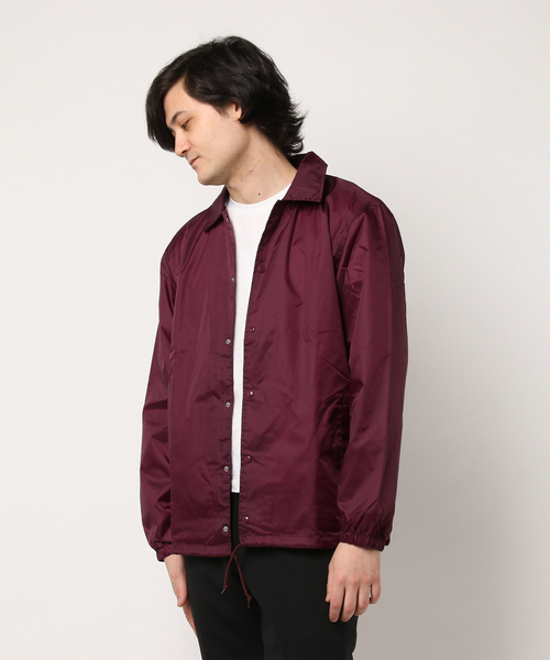 ８(eight)（エイト）の「ナイロン コーチジャケット（ナイロンジャケット・メンズ・ブラック/ネイビー/ワイン/カーキ・SMALL/MEDIUM/LARGE）」の22枚目の写真