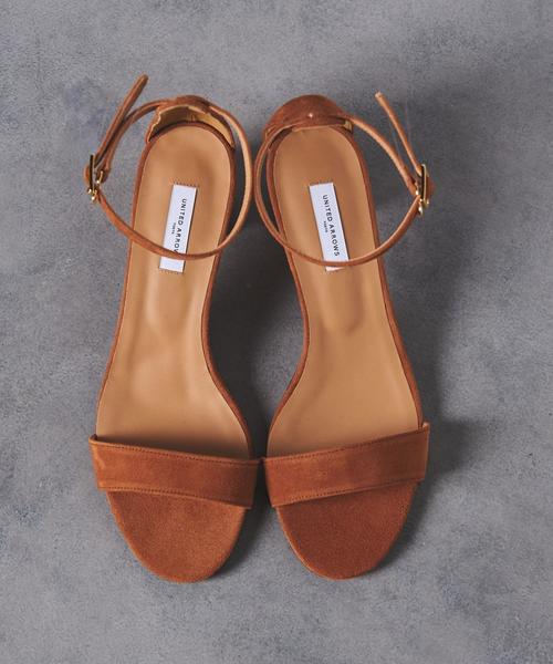UNITED ARROWS（ユナイテッドアローズ）の「□UBCB チャンキーヒール サンダル（サンダル・レディース・ブラック/ブラウン/レッド・36/37/35h/38/35/36h/37h）」の6枚目の写真