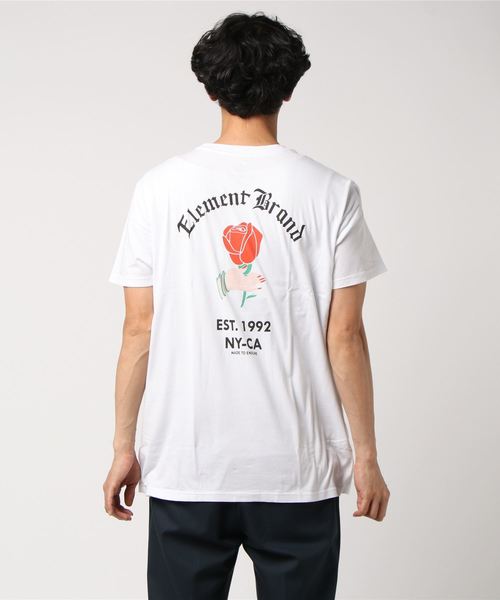 ELEMENT(エレメント)の「ELEMENT メンズ ENDURE SS Tシャツ(Tシャツ/カットソー・メンズ・ホワイト/ブラック・MEDIUM/LARGE/X-LARGE)」の3枚目の写真