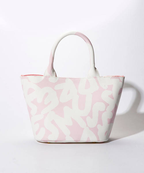 DRESSCAMP(ドレスキャンプ)の「DRESSCAMP (ドレスキャンプ)宇野実彩子コラボレーションモデル|MUパターントートバッグ(トートバッグ・レディース・ベージュ/ピンク・FREE)」の8枚目の写真
