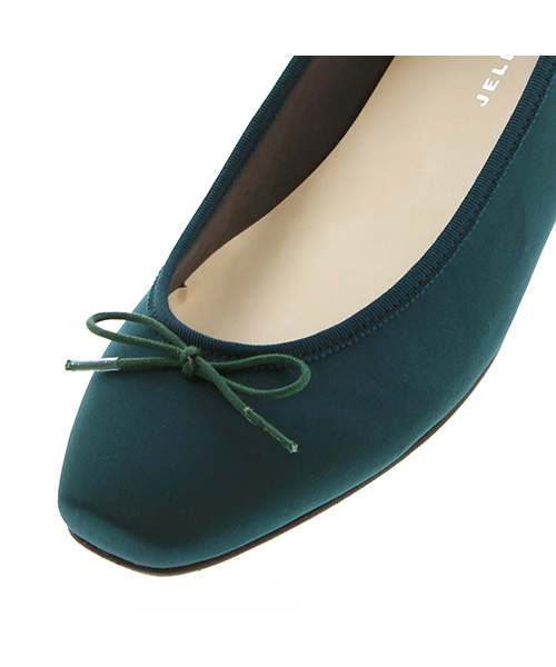 JELLY BEANS（ジェリービーンズ）の「スクエアトゥバレエ<ふわさら>(103-1370)JELLY BEANS(ジェリービーンズ)（バレエシューズ・レディース・ブラック/グリーン/パープル/マルチ/ブラウン系その他・22/22.5/23/23.5/24/24.5/25）」の14枚目の写真