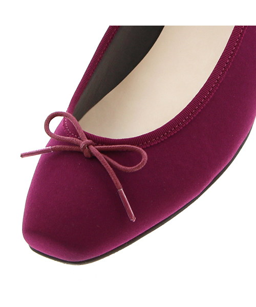 JELLY BEANS（ジェリービーンズ）の「スクエアトゥバレエ<ふわさら>(103-1370)JELLY BEANS(ジェリービーンズ)（バレエシューズ・レディース・ブラック/グリーン/パープル/マルチ/ブラウン系その他・22/22.5/23/23.5/24/24.5/25）」の15枚目の写真