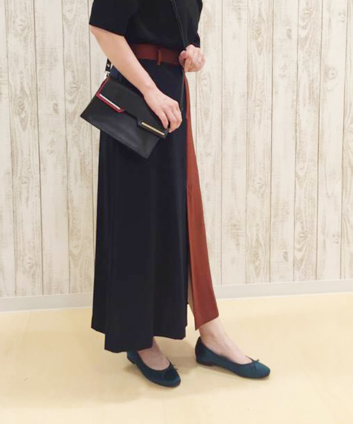 JELLY BEANS（ジェリービーンズ）の「スクエアトゥバレエ<ふわさら>(103-1370)JELLY BEANS(ジェリービーンズ)（バレエシューズ・レディース・ブラック/グリーン/パープル/マルチ/ブラウン系その他・22/22.5/23/23.5/24/24.5/25）」の21枚目の写真