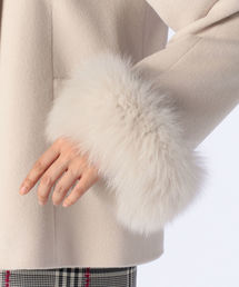 NOLLEY'S Sophi（ノーリーズソフィ）の「アンゴラ袖ファーショート