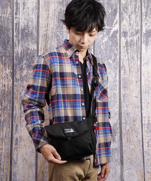 おしゃれスタ（オシャレスタ）の「Healthknit Product P-cakeフラップショルダー(LS)（ショルダーバッグ・メンズ・ライトグレー/ブラック/インディゴブルー/マスタード/ダークベージュ・FREE）」の13枚目の写真