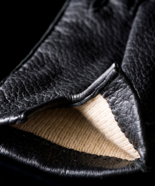 DENTS（デンツ）の「【ビームスの百名品】DENTS / アンライニング ペッカリーレザー グローブ（手袋・メンズ・ブラック/ブラウン/ライトブラウン・7.5inch/8inch/7inch）」の14枚目の写真