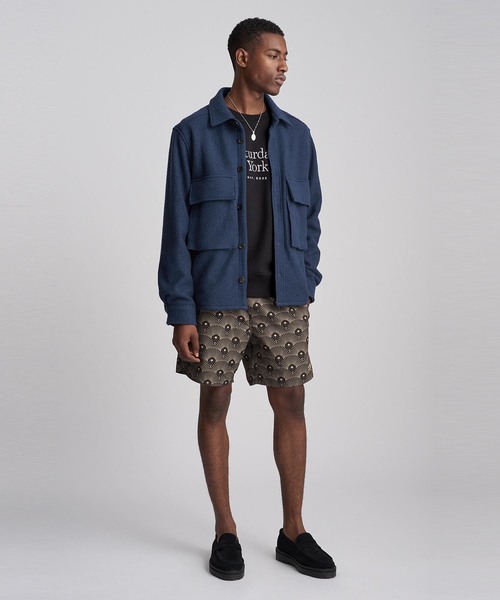 Saturdays NYC(サタデーズ ニューヨークシティ )の「Bowery Miller Standard Embroidered Sweatshirt(スウェット・メンズ・ブラック/レッド・X-LARGE/X-SMALL/S/M/L)」の4枚目の写真