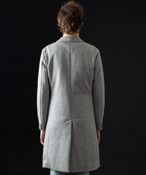 5351 POUR LES HOMMES（ゴーサンゴーイチプールオム）の「ジャージーチェスターコート（チェスターコート・メンズ・ライトグレー/ブラック・46/48/44）」の6枚目の写真