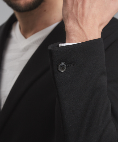 5351 POUR LES HOMMES（ゴーサンゴーイチプールオム）の「ジャージーチェスターコート（チェスターコート・メンズ・ライトグレー/ブラック・46/48/44）」の21枚目の写真