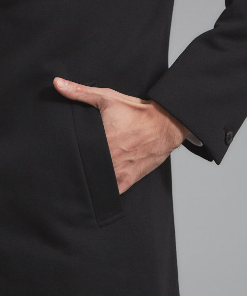 5351 POUR LES HOMMES（ゴーサンゴーイチプールオム）の「ジャージーチェスターコート（チェスターコート・メンズ・ライトグレー/ブラック・46/48/44）」の22枚目の写真