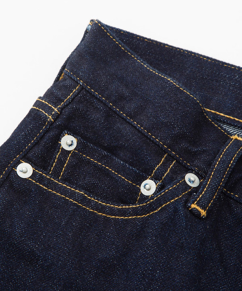 SEA(シー)の「VINTAGE 869H ハイウエストテーパードオリジナルセルヴィッチデニムパンツ(デニムパンツ・レディース・ライトブルー/ブルー/ワンウォッシュ/ノンウォッシュ・24/25/26)」の18枚目の写真