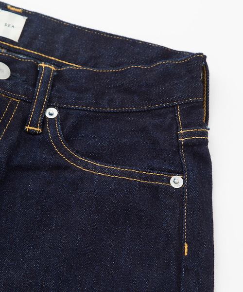 SEA(シー)の「VINTAGE 869H ハイウエストテーパードオリジナルセルヴィッチデニムパンツ(デニムパンツ・レディース・ライトブルー/ブルー/ワンウォッシュ/ノンウォッシュ・24/25/26)」の5枚目の写真
