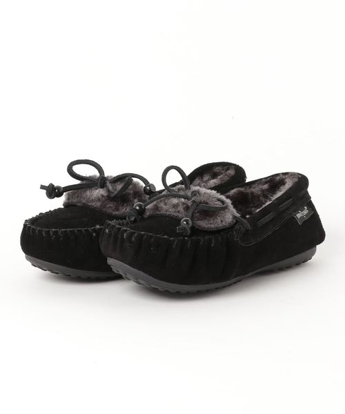 Minnetonka（ミネトンカ）の「ミネトンカ MINNETONKA EAMIKYLAS BK（モカシン/デッキシューズ）」 - WEAR