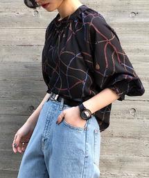 PAGEBOY | チェーンプリントハイネックブラウス(シャツ/ブラウス)