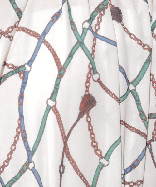 PAGEBOY（ページボーイ）の「チェーンプリントハイネックブラウス（シャツ/ブラウス・レディース・オフホワイト/ブラック・FREE）」の14枚目の写真