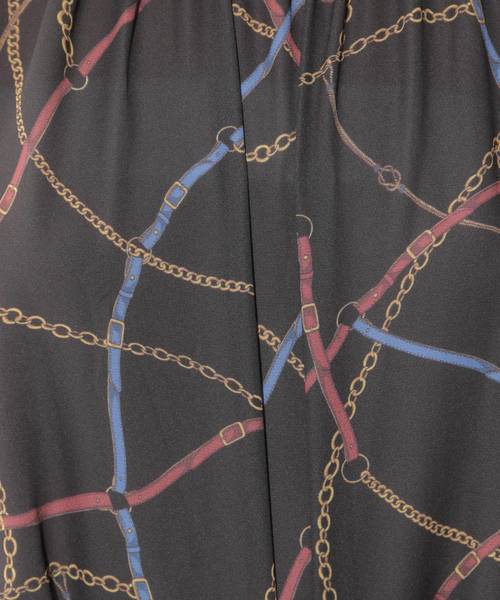 PAGEBOY（ページボーイ）の「チェーンプリントハイネックブラウス（シャツ/ブラウス・レディース・オフホワイト/ブラック・FREE）」の15枚目の写真