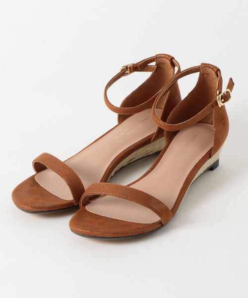 green label relaxing（グリーンレーベルリラクシング）の「◆FFC ジュート ウェッジ サンダル(4cmヒール)（サンダル・レディース・シルバー/ダークグリーン/イエロー/その他1/ブラック/ブラウン・24cm/22cm/24.5cm/23cm/23.5cm/22.5cm/25cm）」の3枚目の写真